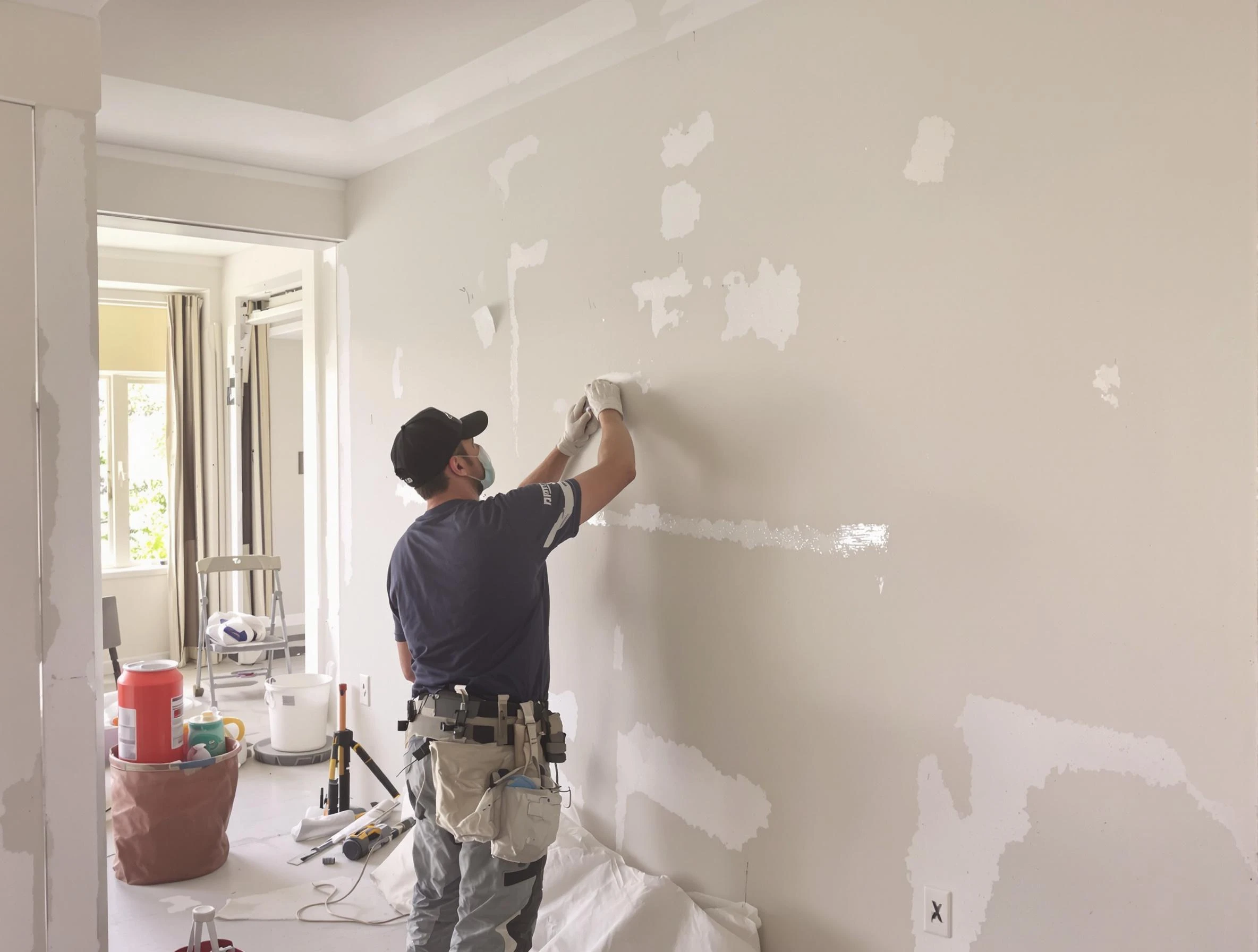 Taping and mudding service by Bay Village House Painters in Bay Village